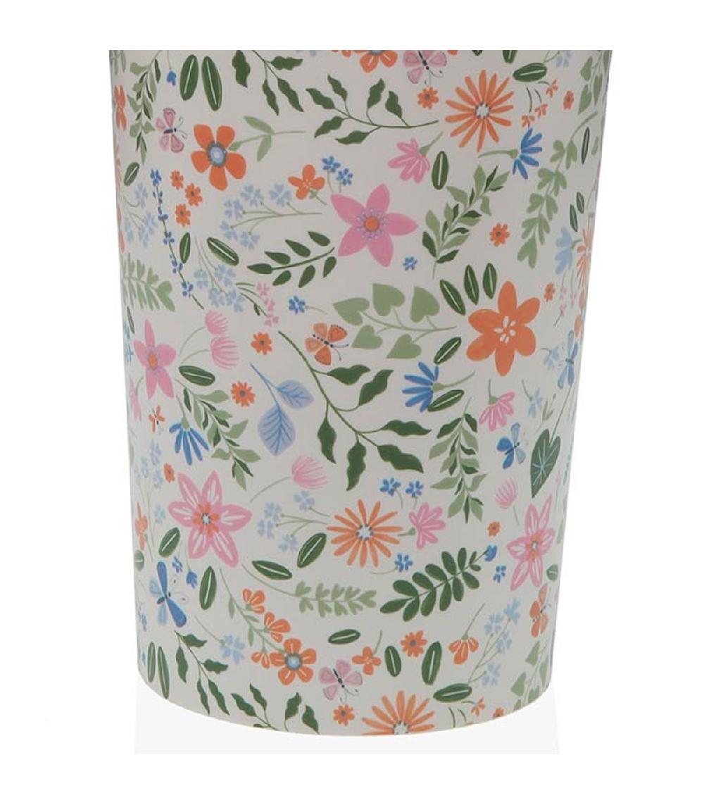 Wadiga Pichet à Eau Ou Jus De Fruits Fleuri 12x19x21cm