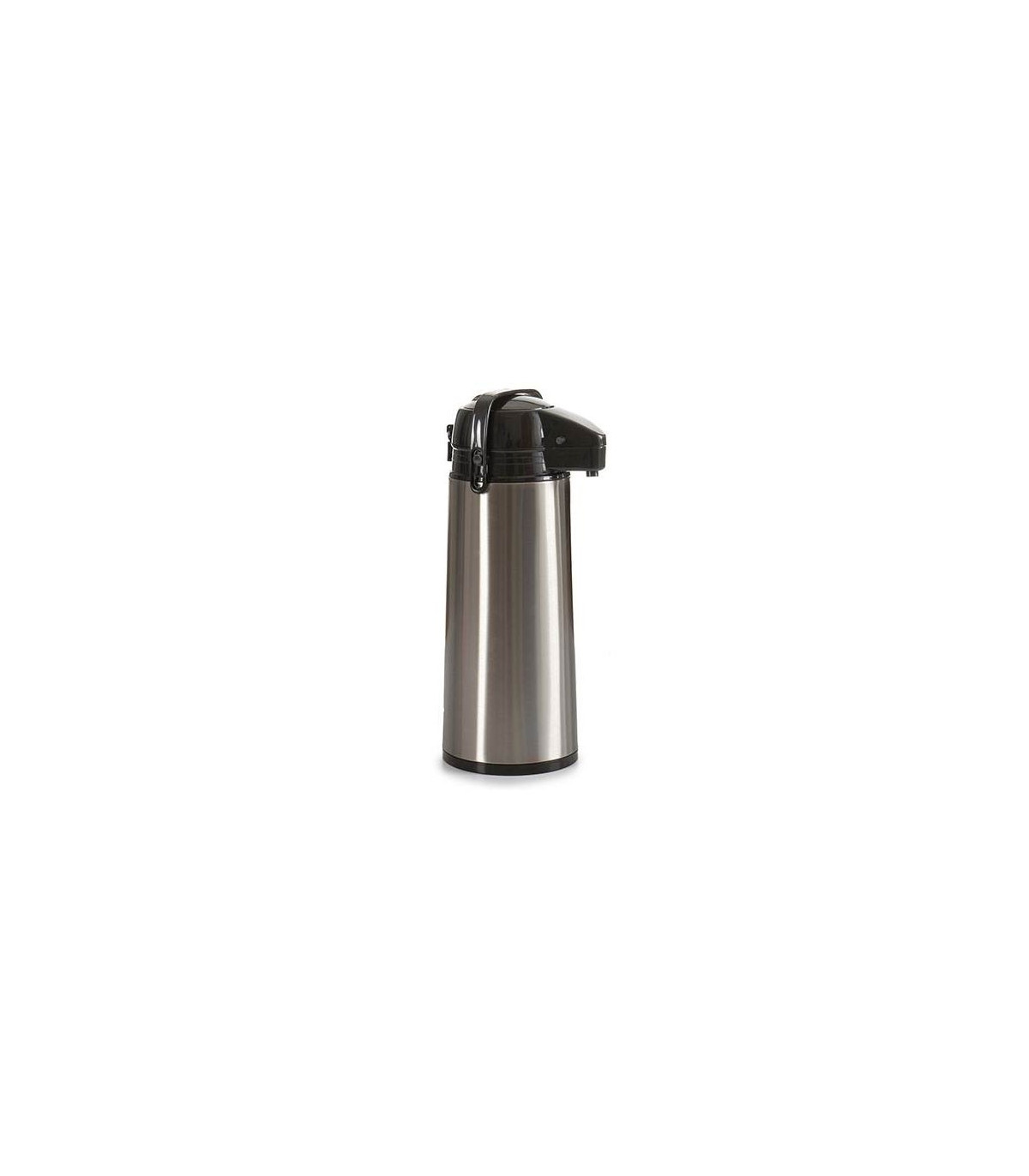 wadiga Pichet Isotherme à Pompe Portable Inox et Noir