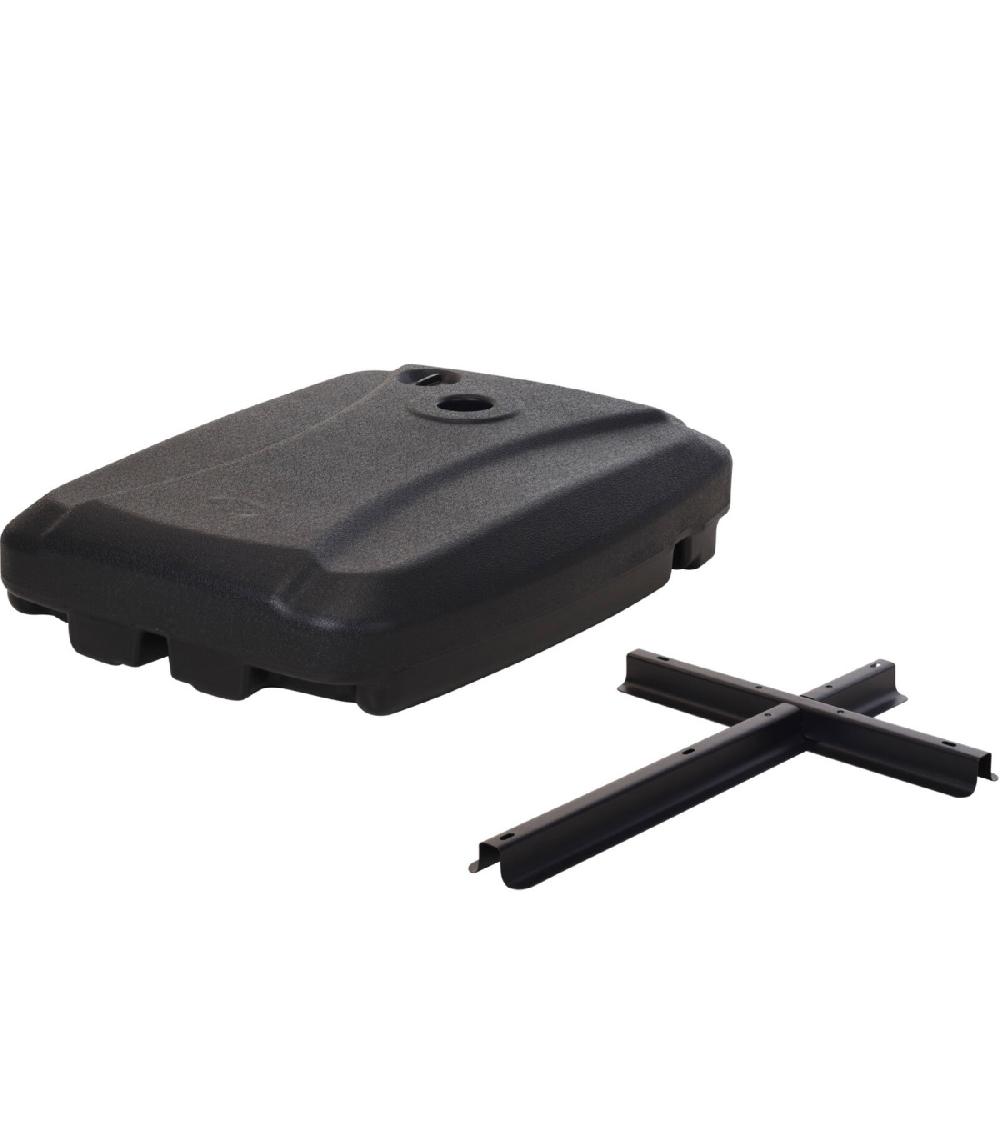 wadiga Pied de parasol déporté à remplir en plastique - 60L