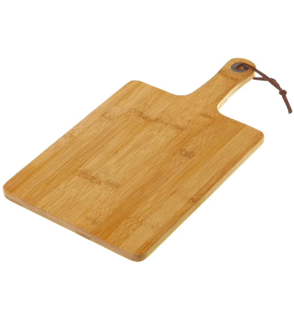 wadiga Planche à découper à suspendre en bambou 38x20cm