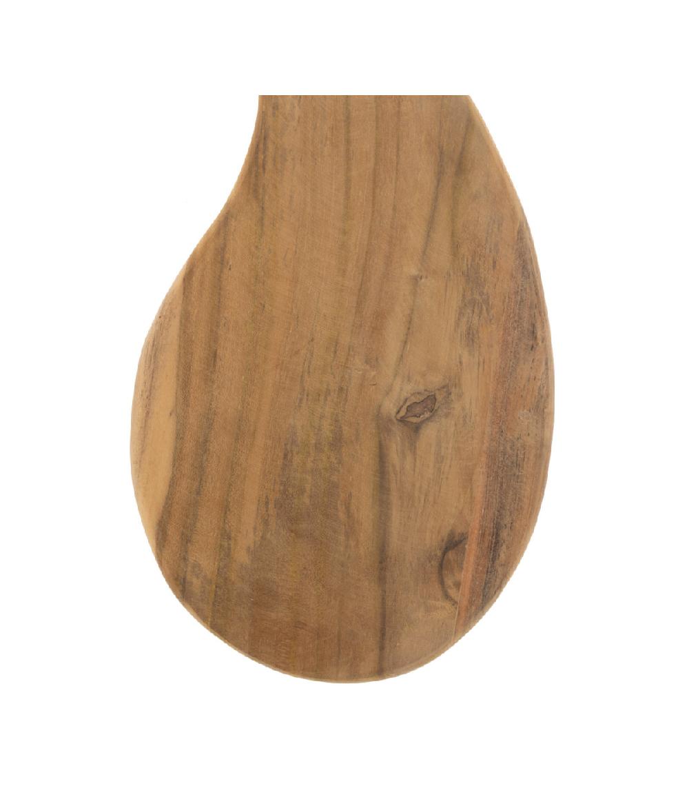 Wadiga Planche à Découper En Teck Forme Goutte - 35x20x1 5cm