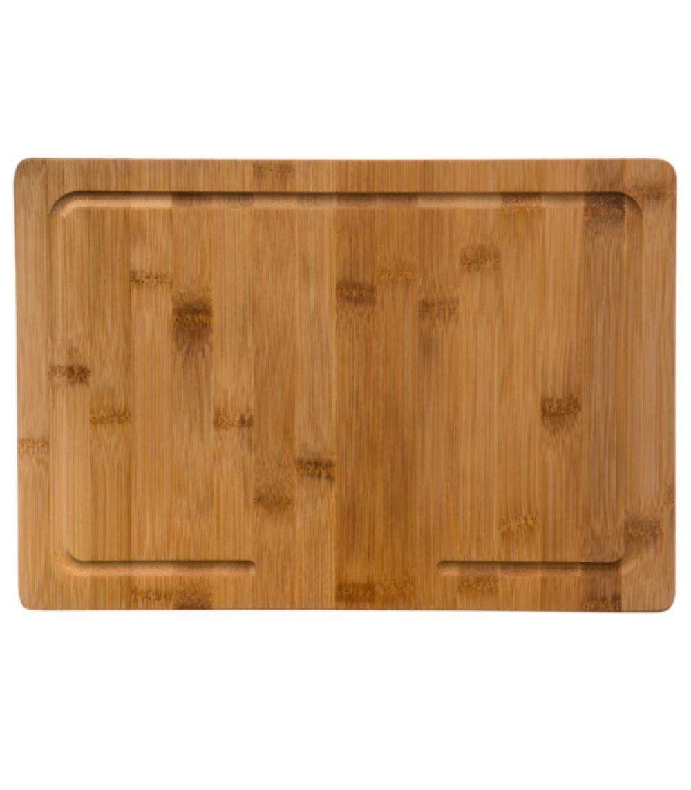 Wadiga Planche à Découper Pour Plan De Travail En Bambou - 35x24x4cm