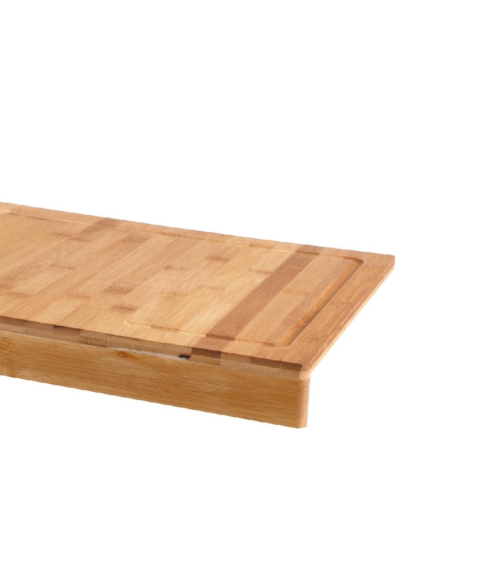 Wadiga Planche à Découper Pour Plan De Travail En Bambou - 44x33x5cm