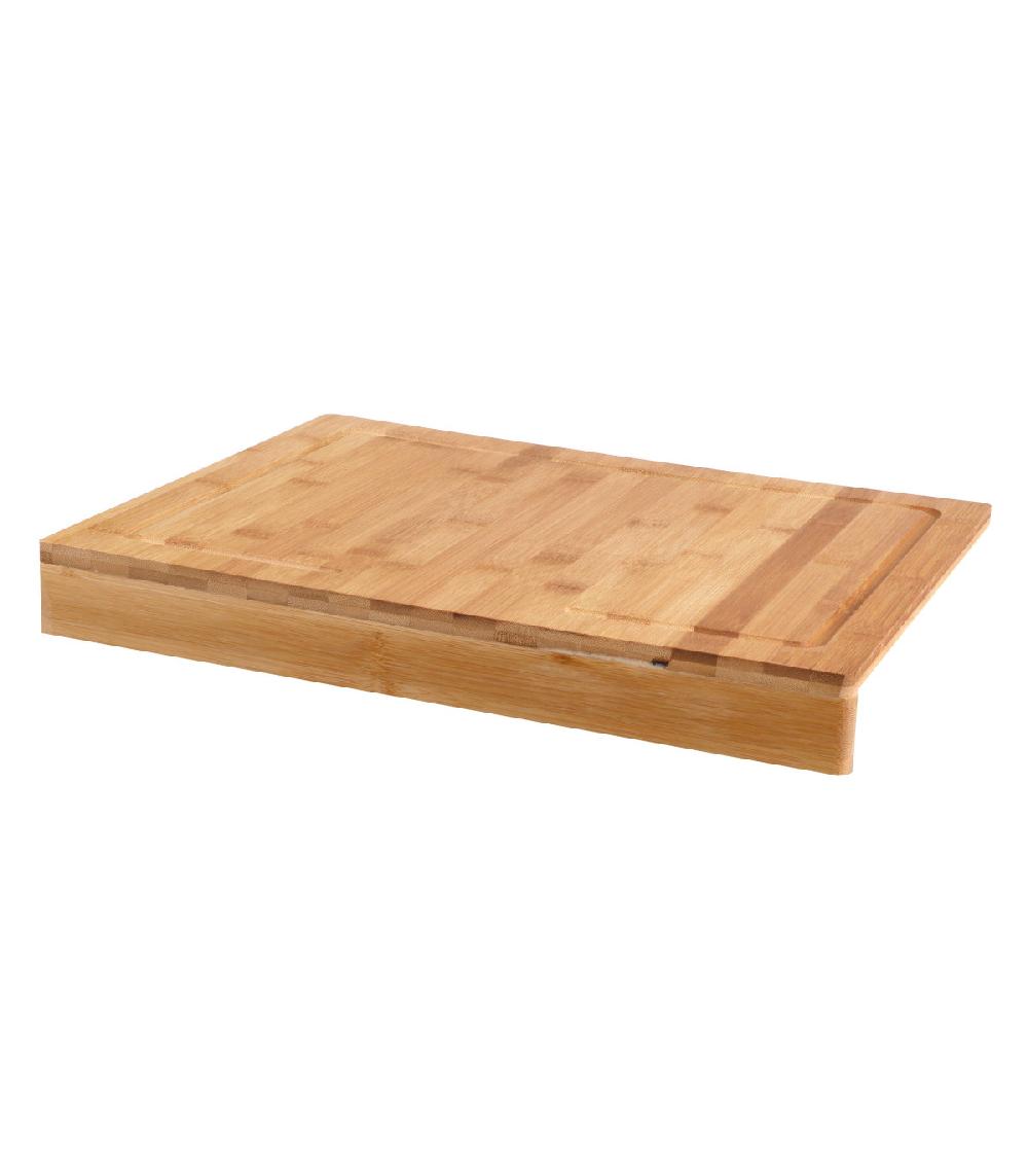 wadiga Planche à découper pour plan de travail en bambou - 44x33x5cm