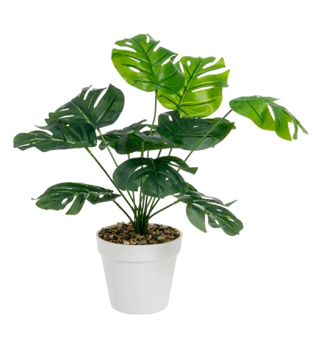 wadiga Plante artificielle d'intérieur monstera 38cm