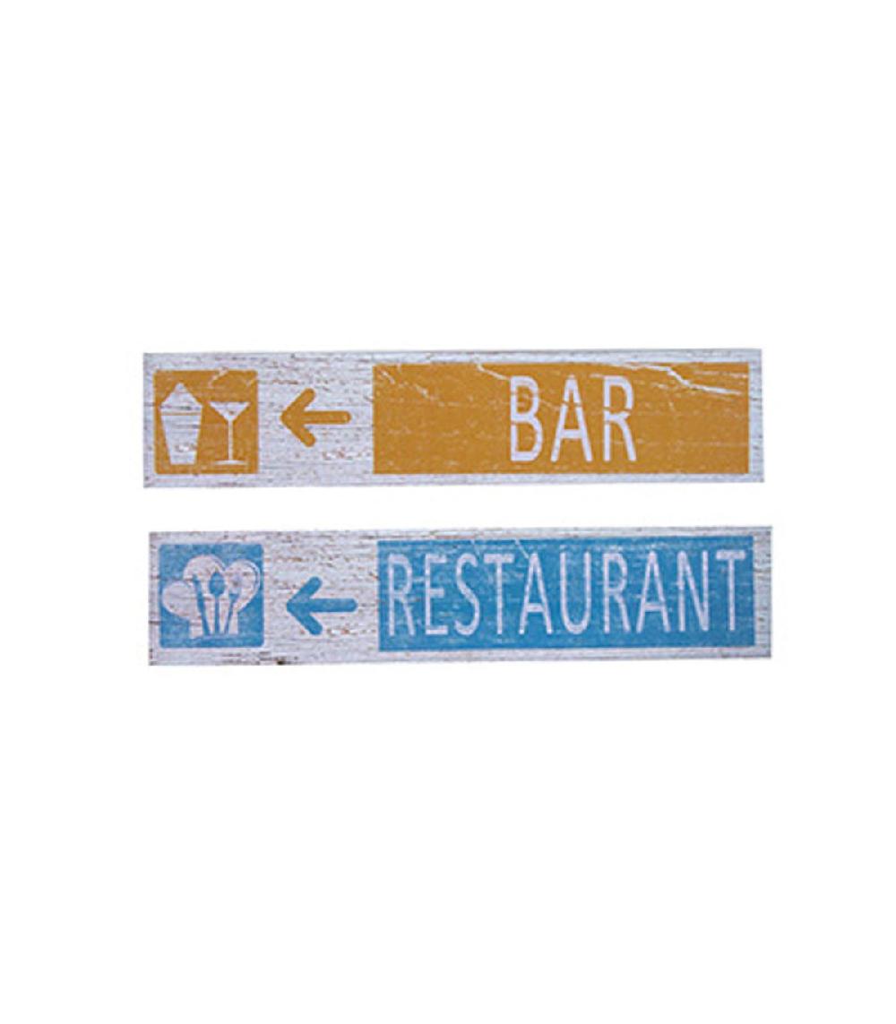 wadiga Plaques Décoratives Signalétiques Bar/Restaurant