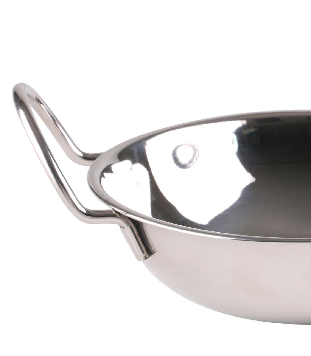 Wadiga Plat Balti Pour Sauce Avec Poignées - Diamètre 15cm