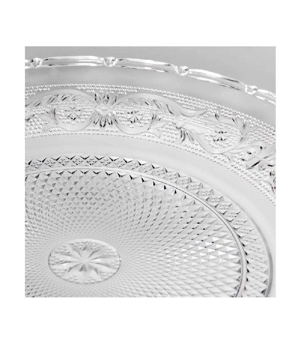 Wadiga Plat De Présentation Fruits Ou Gâteaux à 2 étages En Verre - 20x25x25cm