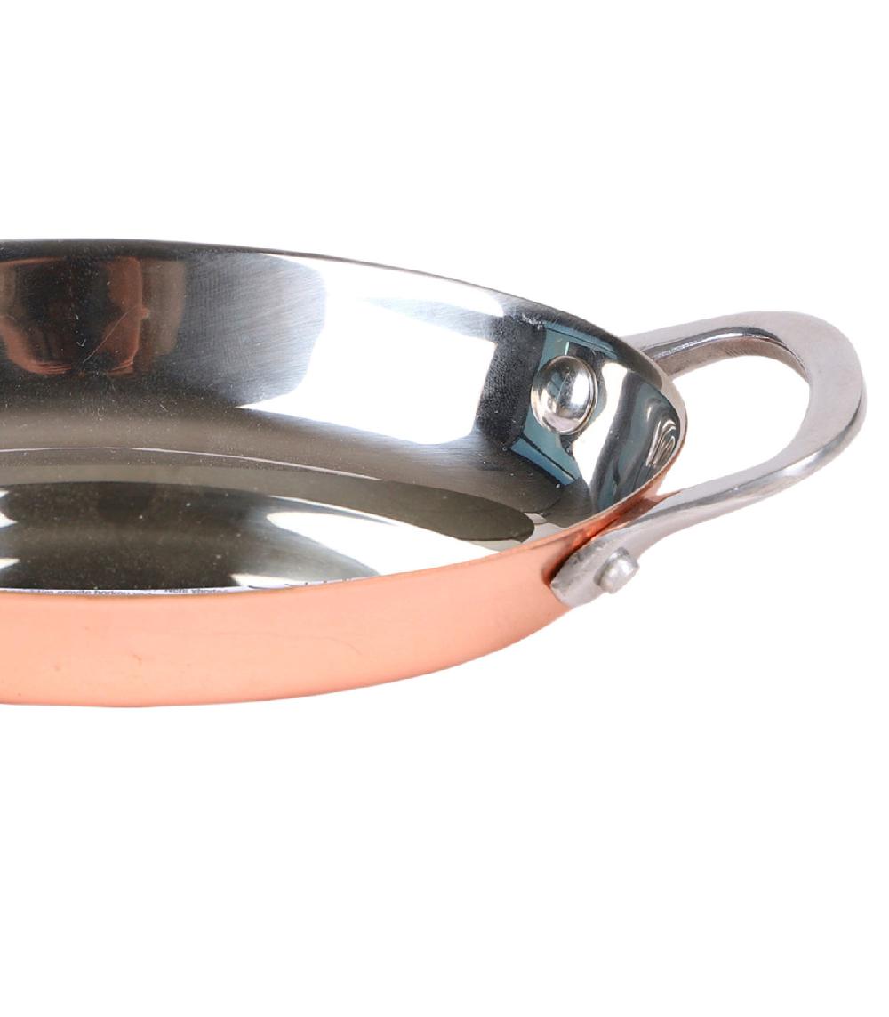 Wadiga Plat Oval De Présentation En Inox Doré Rose 10x20x3.5cm