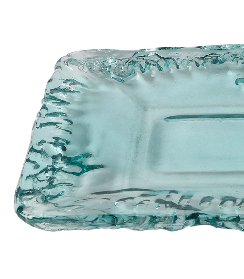 Wadiga Plat Rectangulaire En Verre Recyclé 48x23x4cm