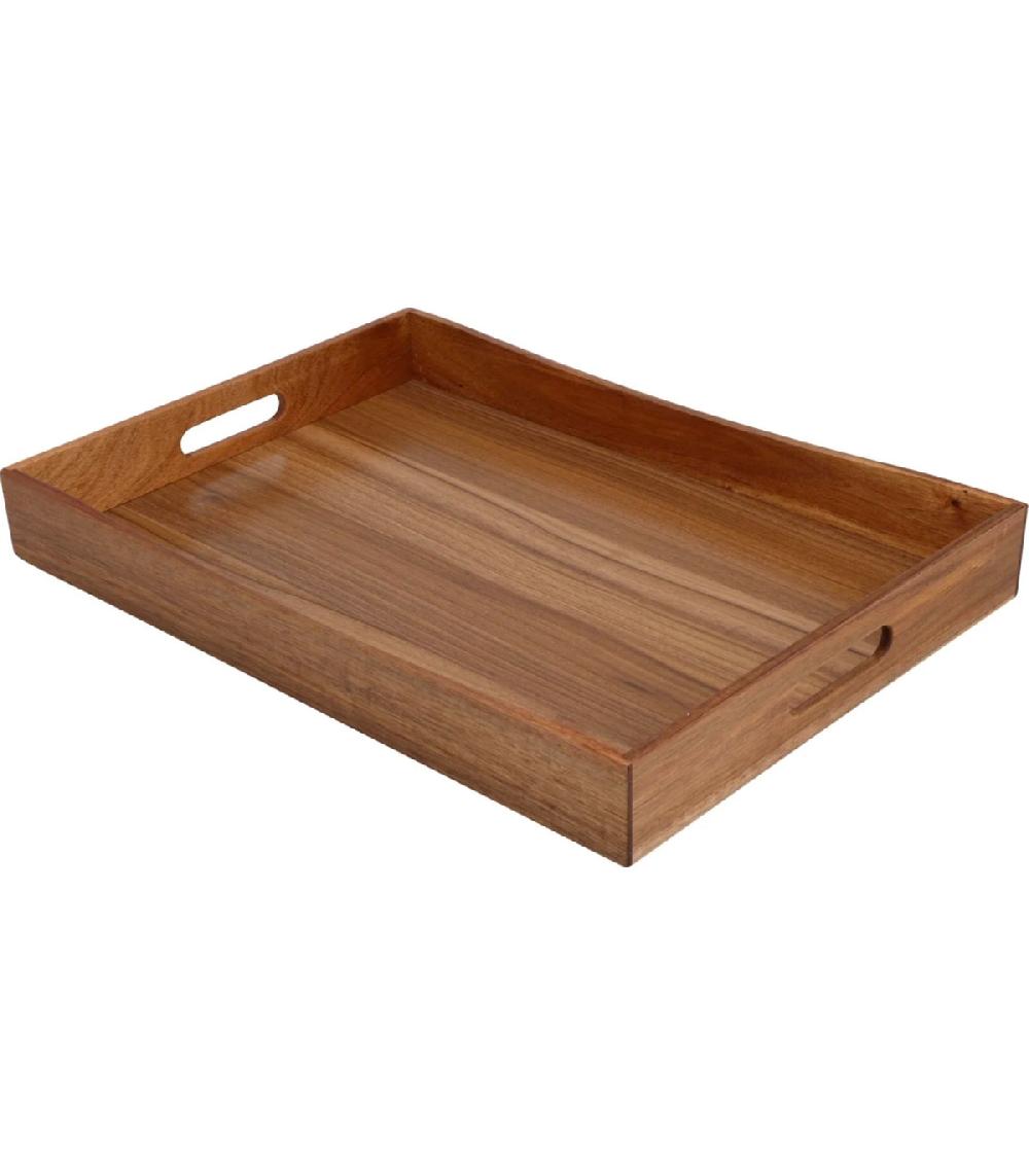 wadiga Plateau de service en bois d'acacia 50x35x6cm