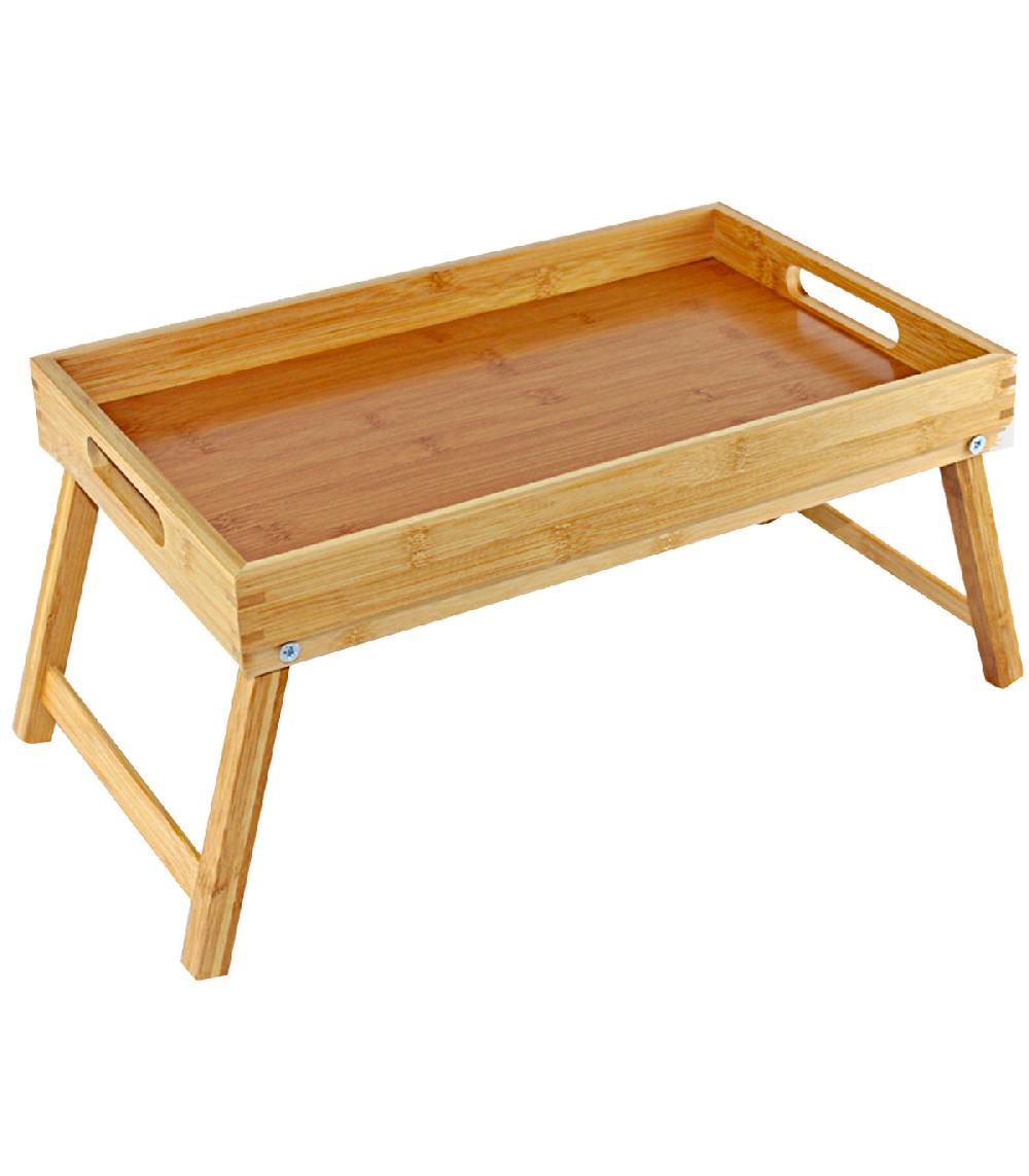 wadiga Plateau petit déjeuner au lit en bambou 44x27x22.5cm
