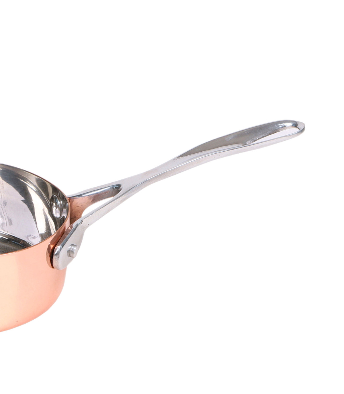 Wadiga Poele De Présentation En Inox Doré Rose 22x12x17cm