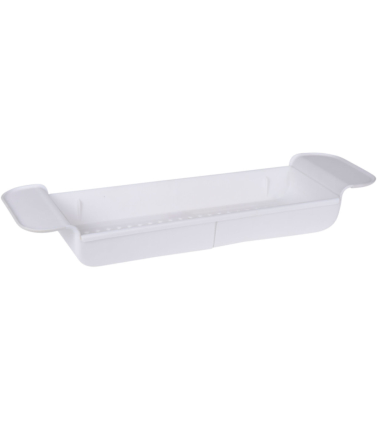wadiga Pont de baignoire en plastique blanc extensible - 55 à 78cm