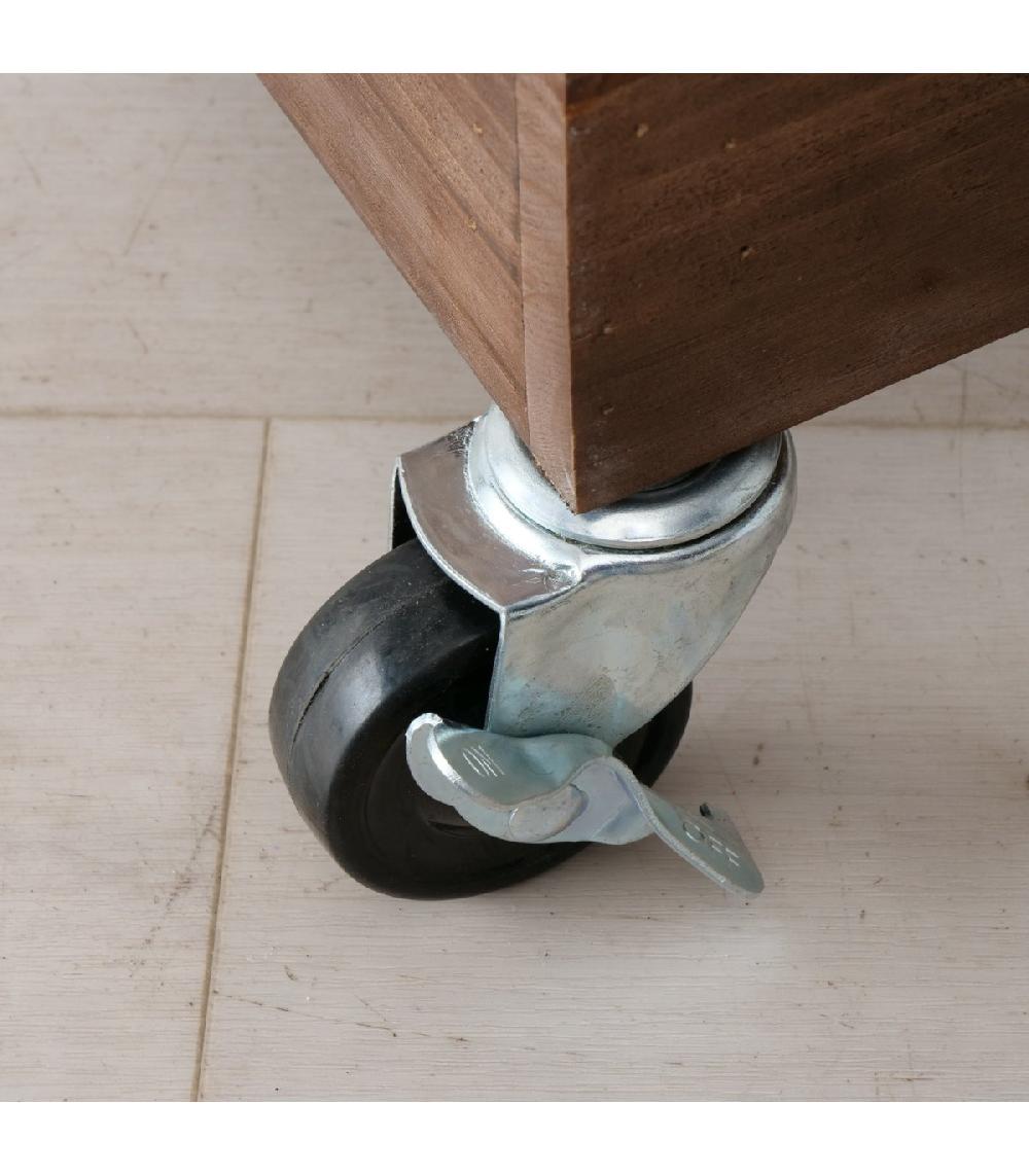 Wadiga Portant Vêtements Bois Et Métal Style Industriel - Hauteur 153cm