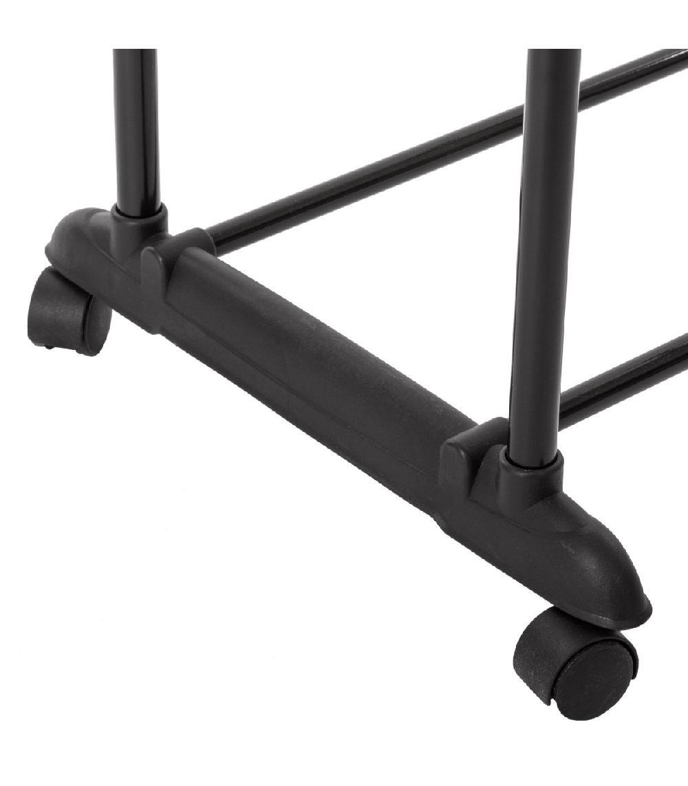 Wadiga Portant Vêtements Double Extensible En Hauteur - 80x43x160cm