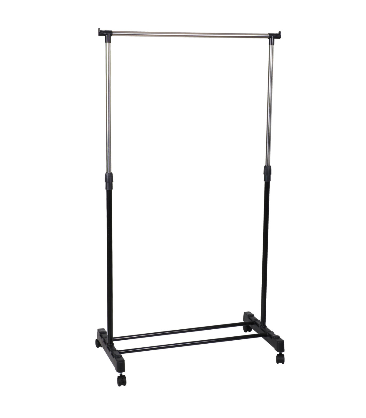 wadiga Portant vêtements vestiaire extensible en hauteur 80x42x175cm