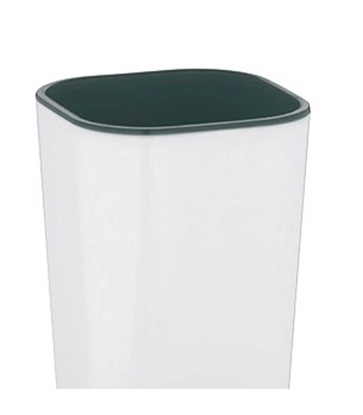 Wadiga Porte Brosses à Dents Blanc Et Gris 7.5x7.5x12cm