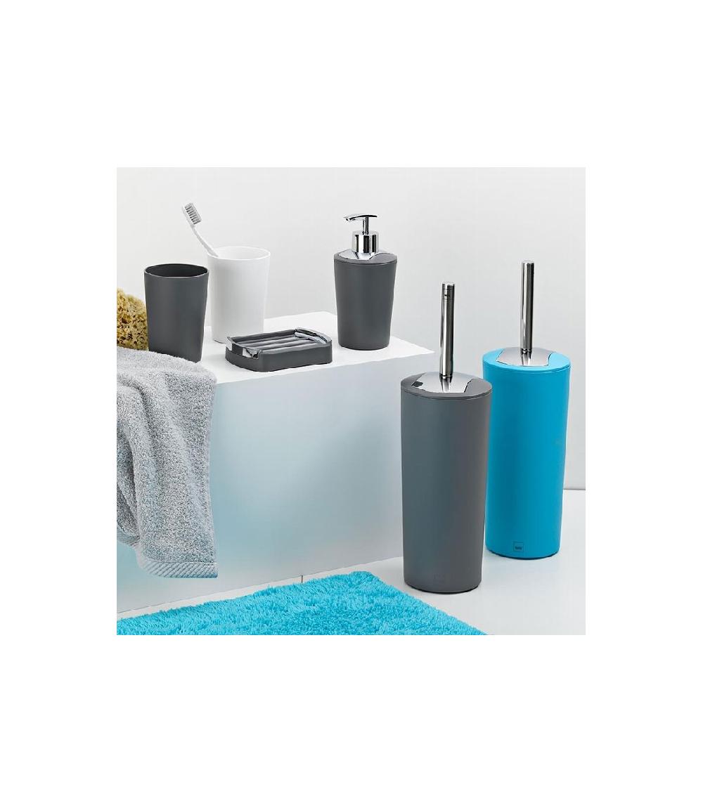 Wadiga Porte Brosses à Dents / Gobelet Salle De Bain Gris Marta