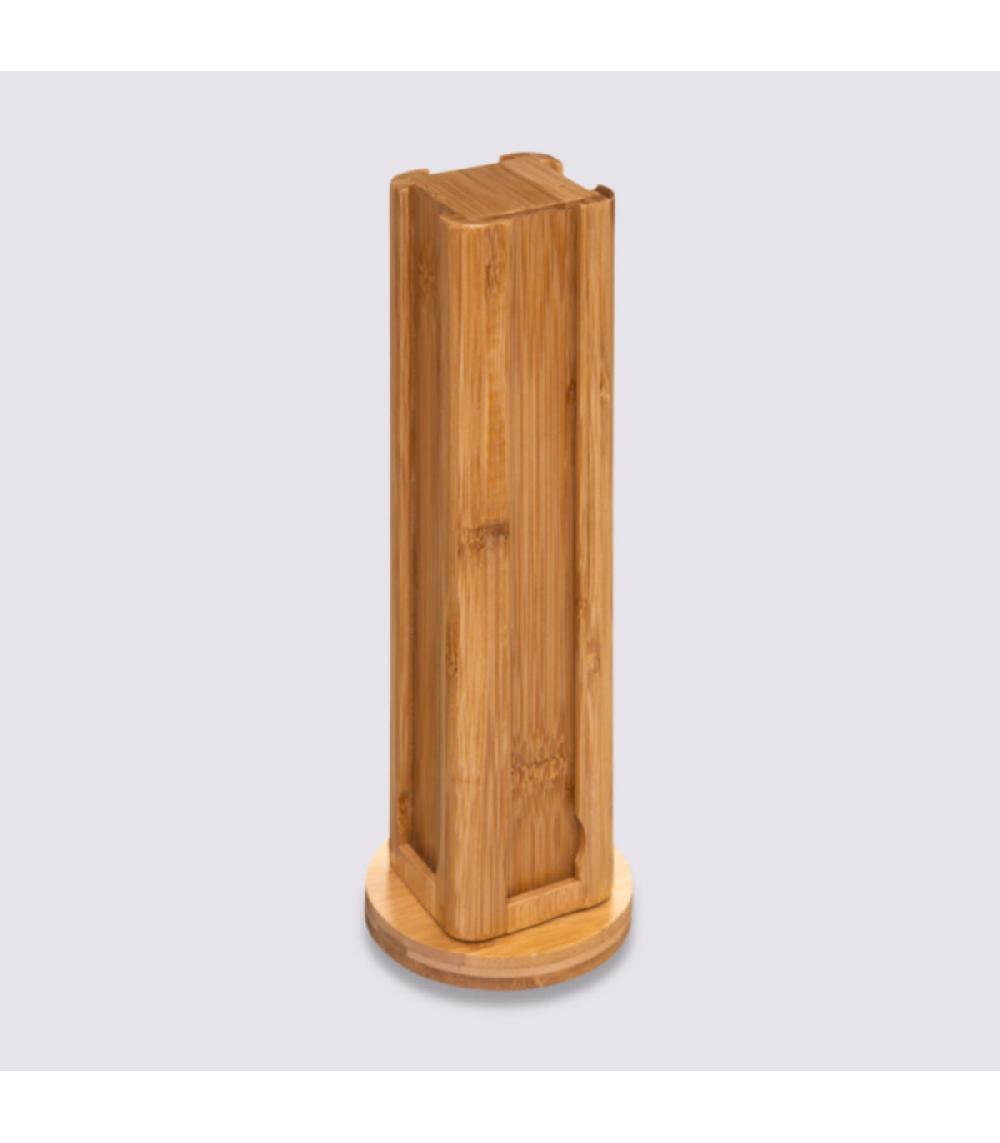 Wadiga Porte Capsules Rotatif En Bambou - 32 Capsules