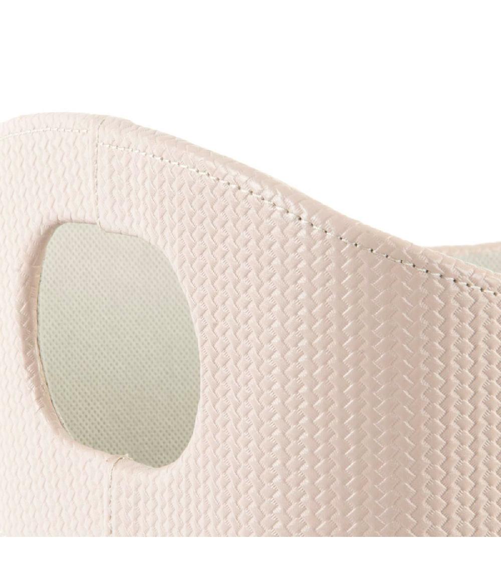 Wadiga Porte-revues à Poser En Similicuir Et Lin Beige