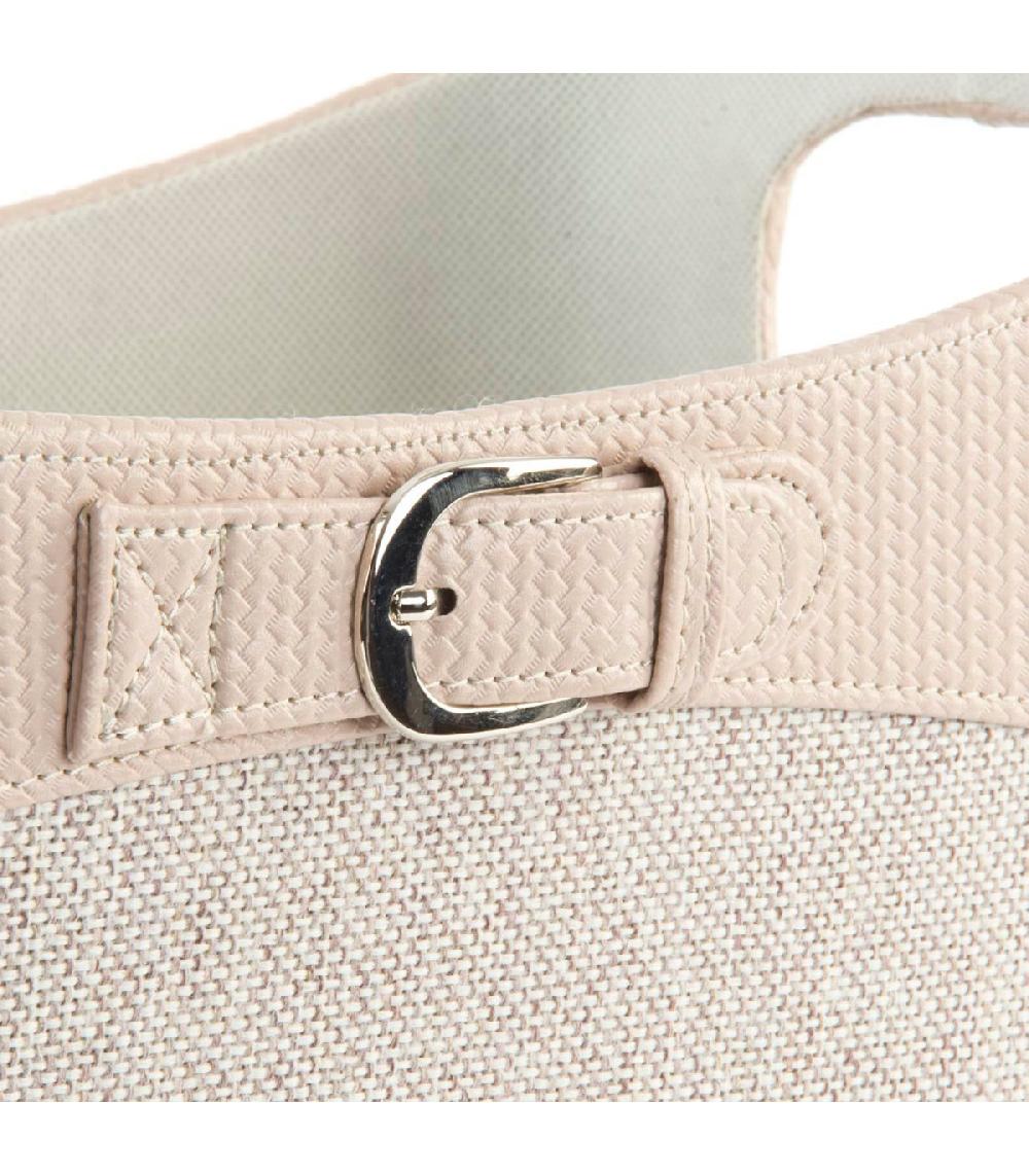 Wadiga Porte-revues à Poser En Similicuir Et Lin Beige