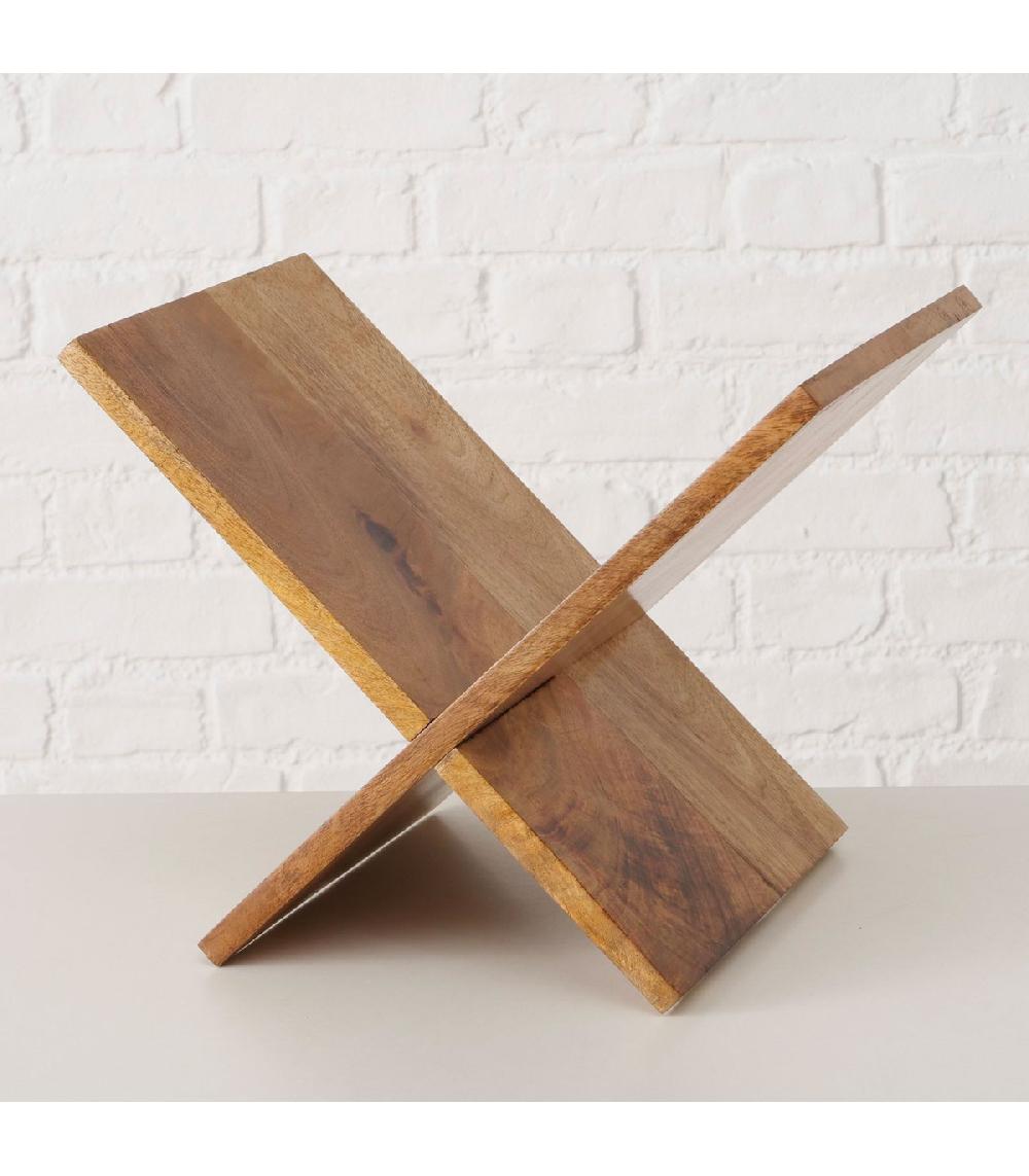 Wadiga Porte Revues Design En Bois De Manguier 35x25.5x37cm