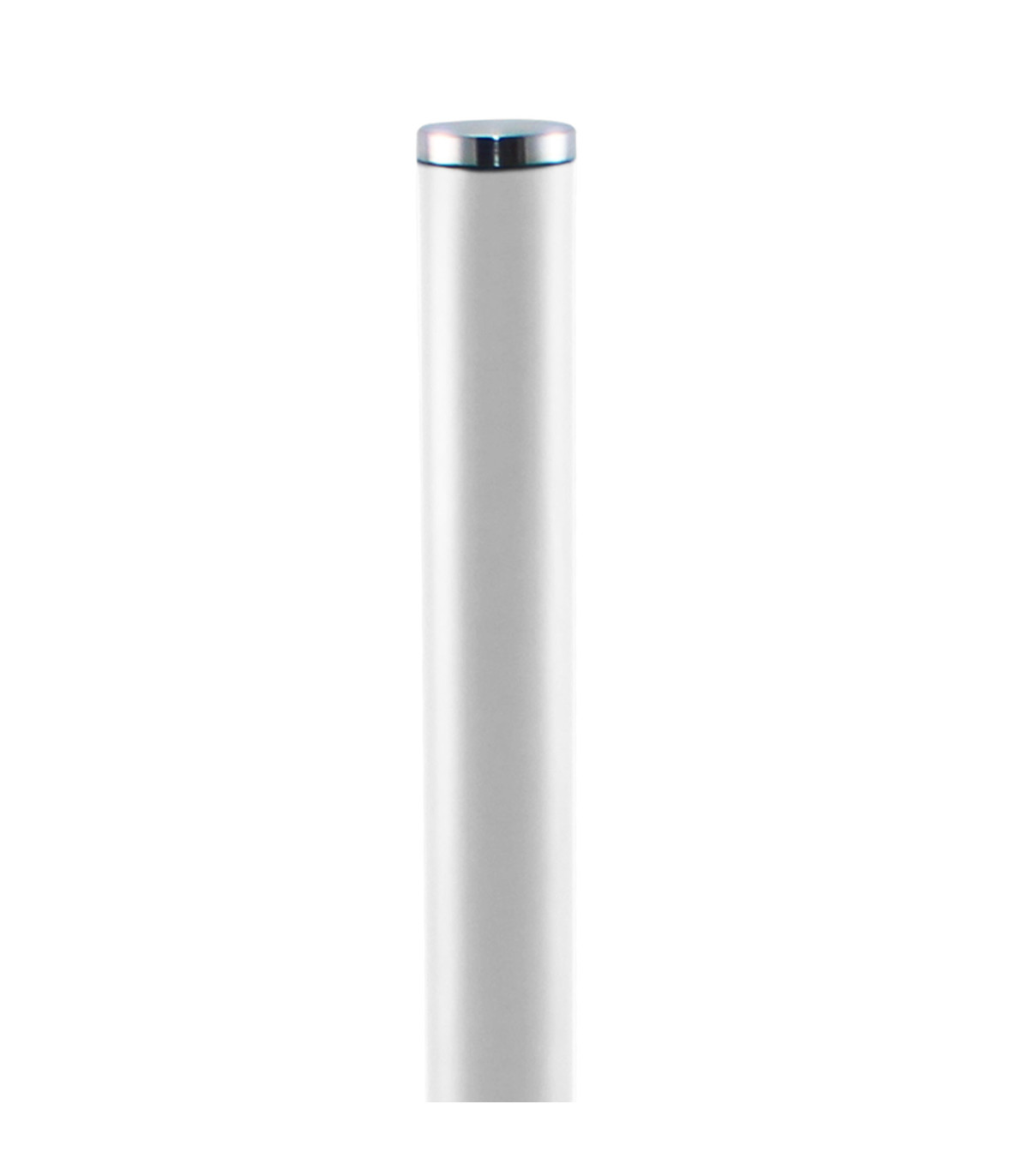 Wadiga Porte Rouleau Essuie-tout Bambou Blanc 15x15x34cm