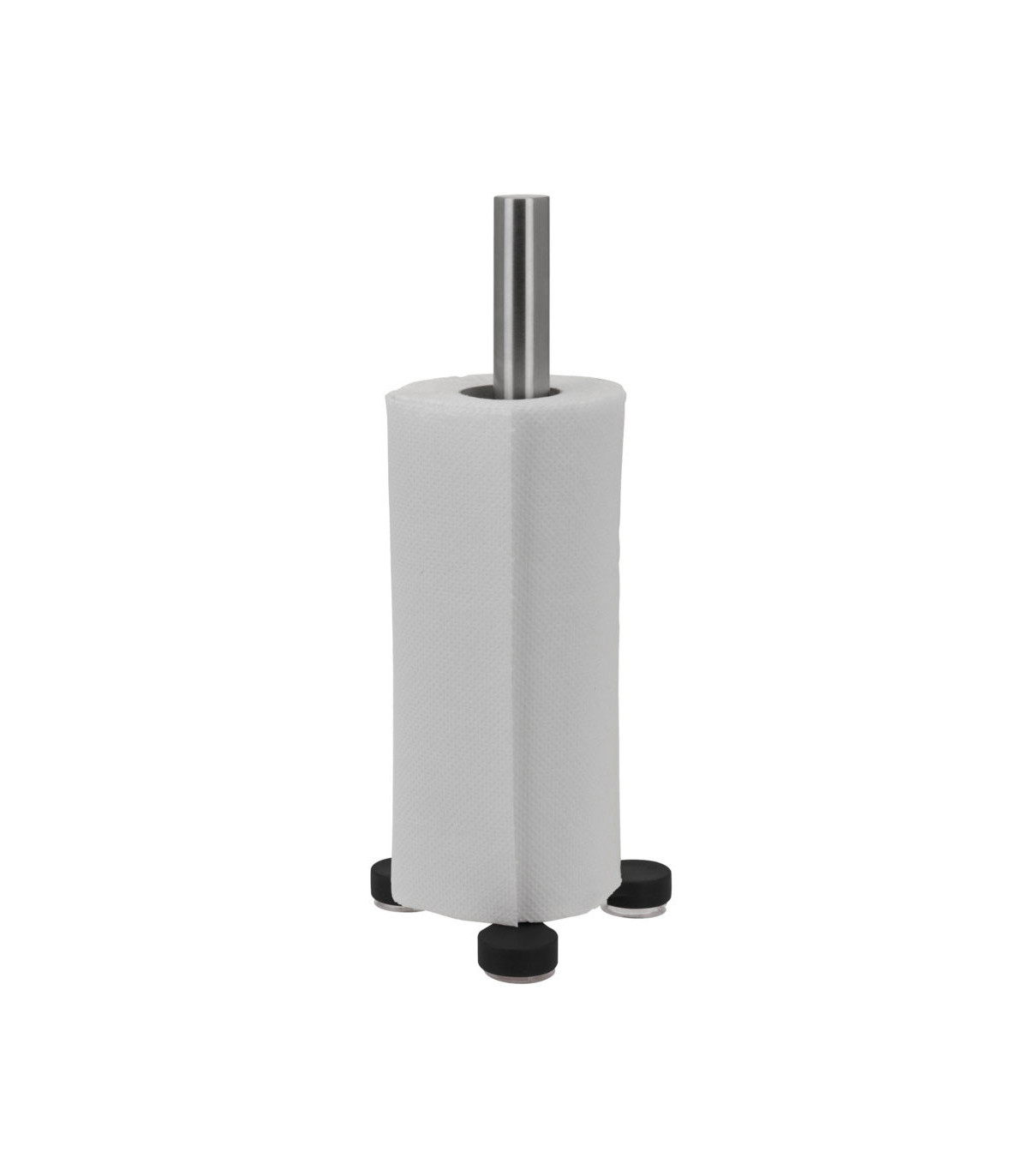 wadiga Porte Rouleau Essuie-tout Métal Inox Ventouses