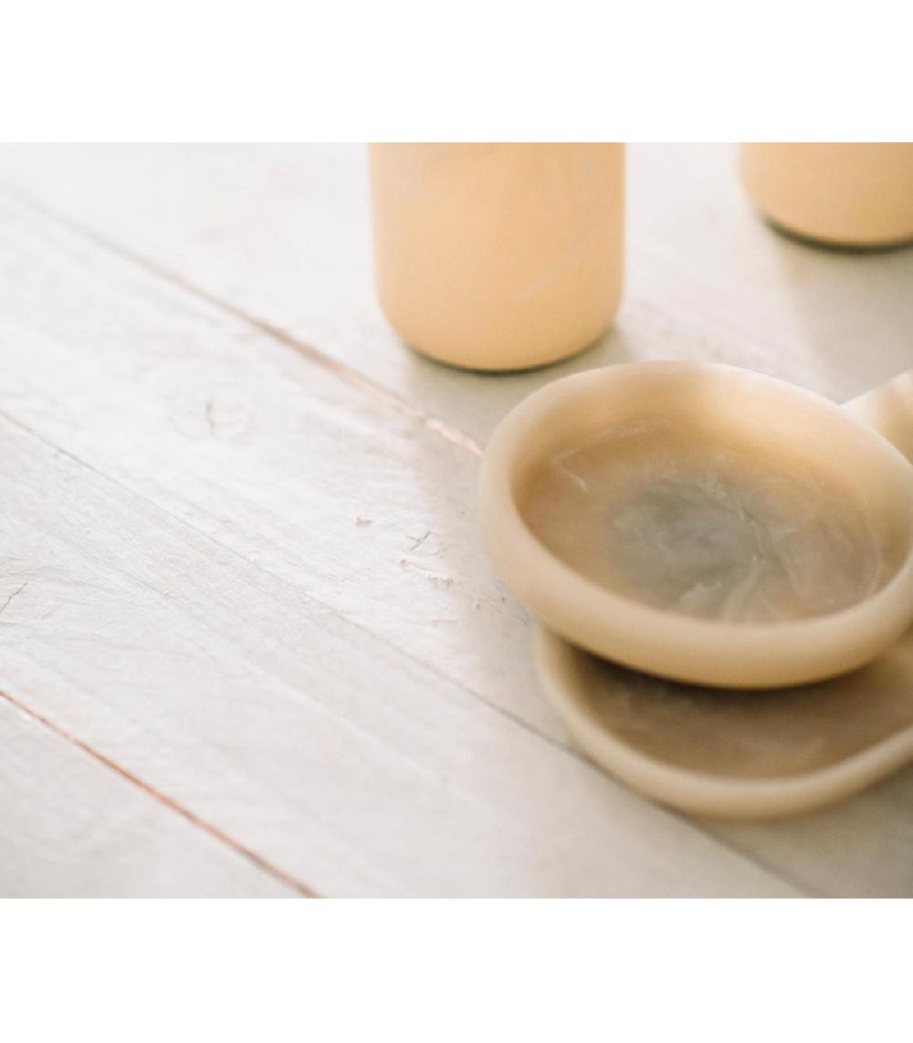 Wadiga Porte Savon En Résine Effet Marbre Rose Et Métal Doré Rosy
