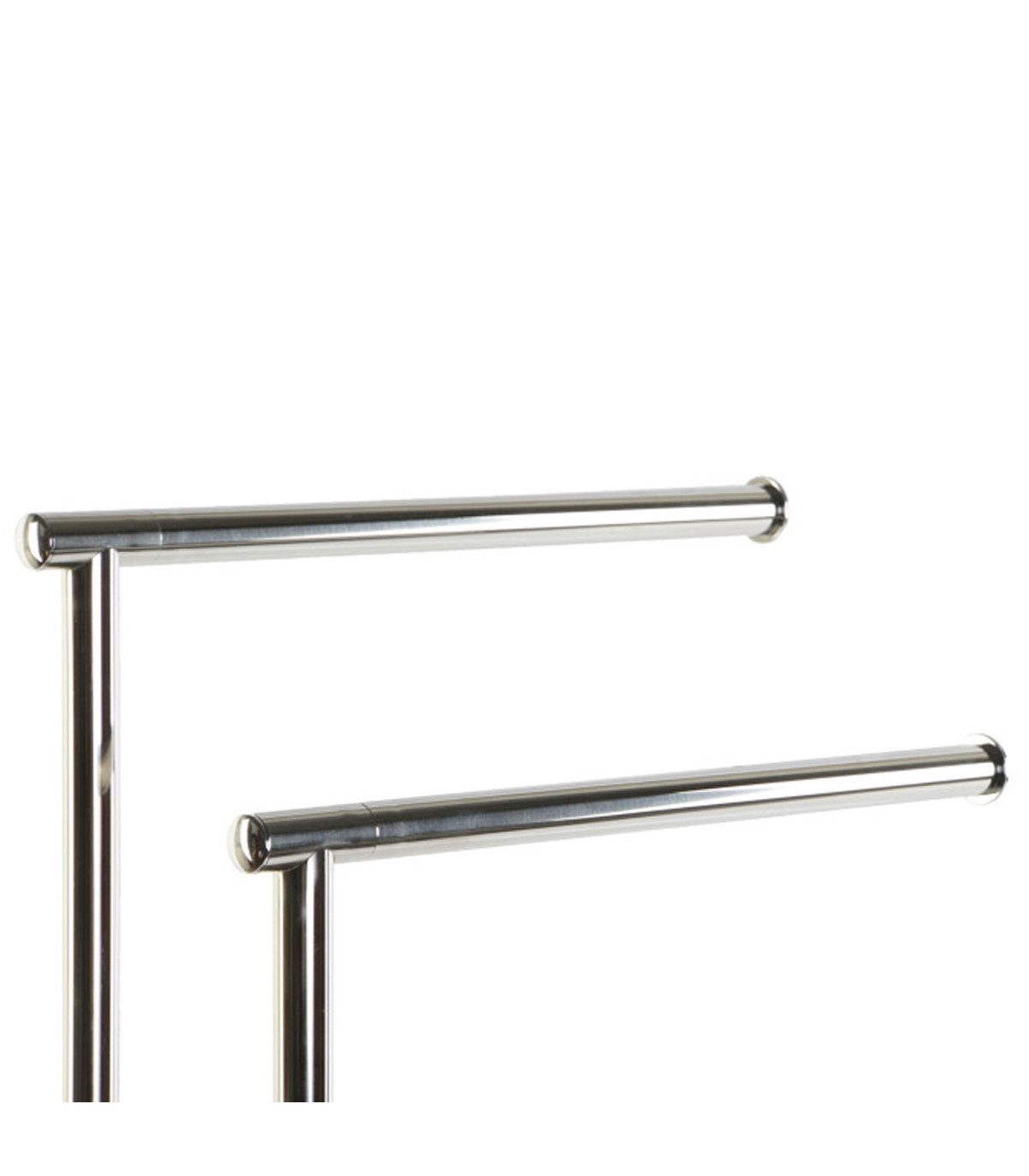 Wadiga Porte-serviette Sur Pied En Inox Argenté 36.5x20x77.5cm