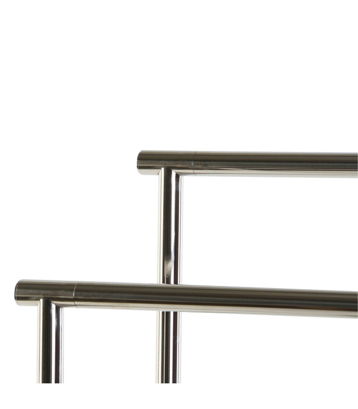 Wadiga Porte-serviette Sur Pied En Inox Argenté 36.5x20x77.5cm