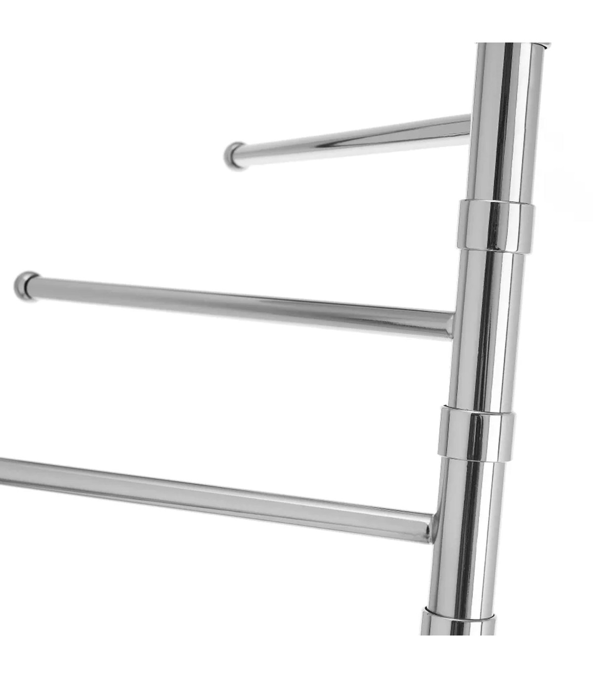 Wadiga Porte Serviette Sur Pied En Métal Chromé 3 Bras 65.5x22.8x90.5cm