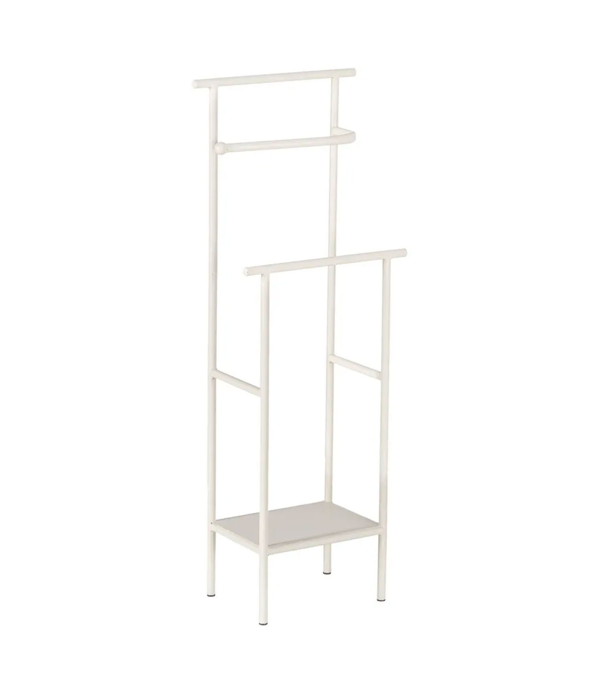 wadiga Porte serviette sur pied en métal crème 20.8x13x61.5cm