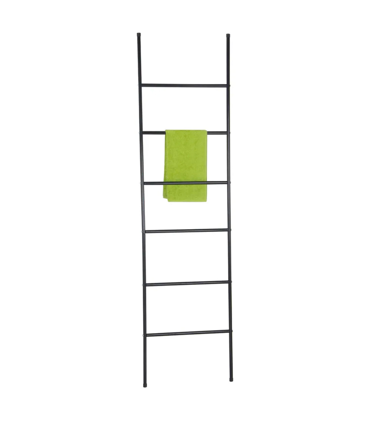 Wadiga Porte Serviettes échelle En Métal Noir 45x170cm