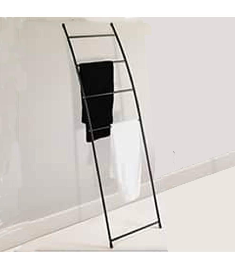 Wadiga Porte Serviettes échelle Métal Noir 44x10.5x150cm