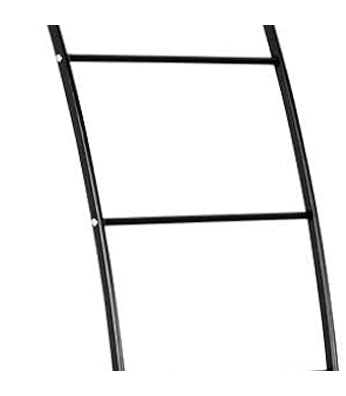Wadiga Porte Serviettes échelle Métal Noir 44x10.5x150cm