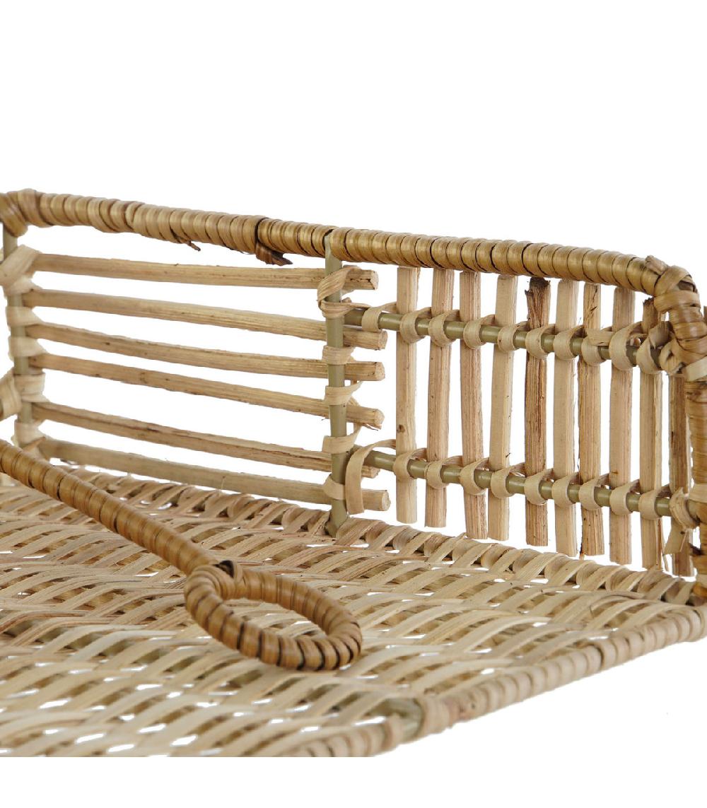 Wadiga Porte Serviettes En Papier En Rotin 20x20x6cm