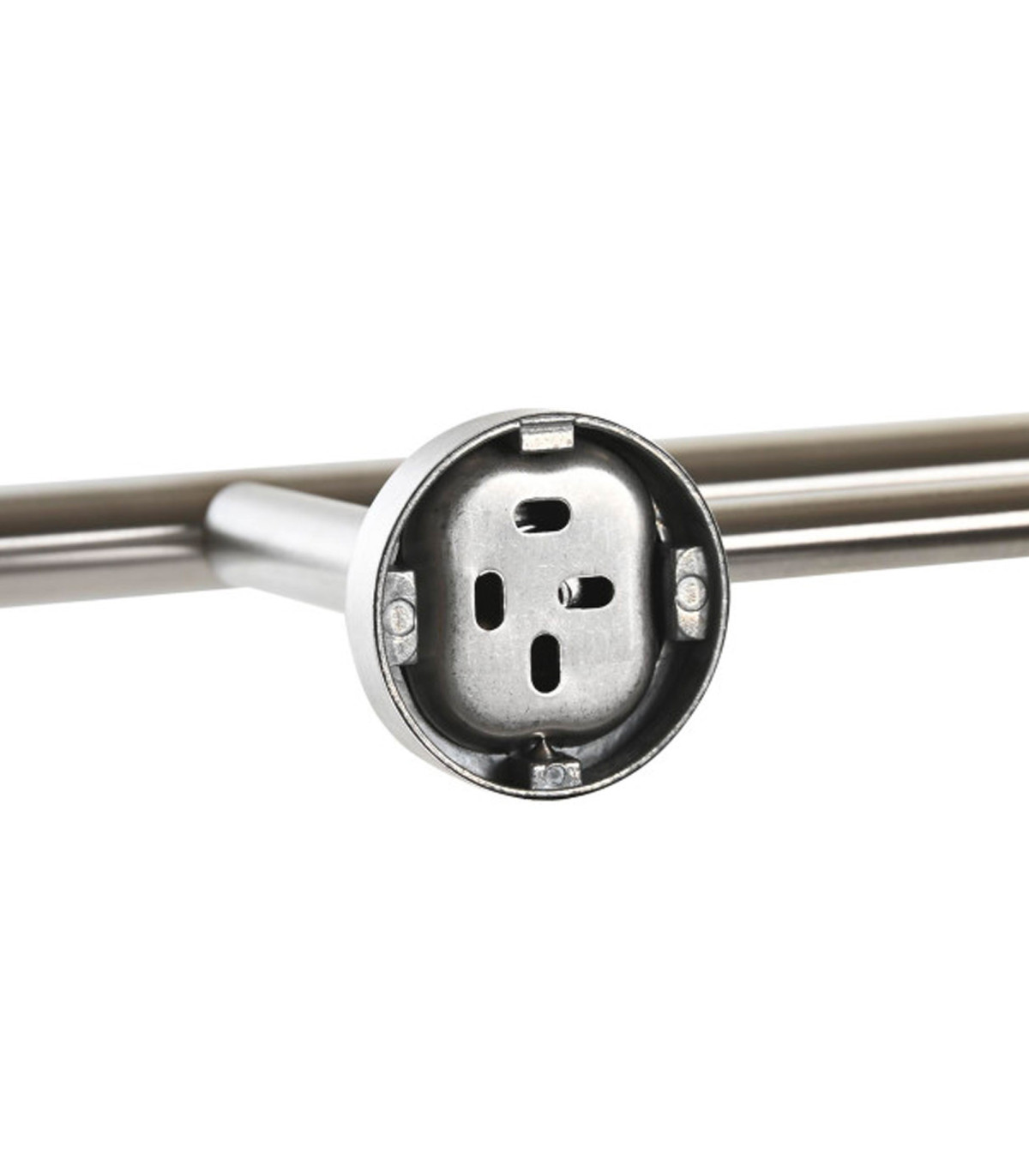 Wadiga Porte-serviettes Mural Double En Inox 70x13.5x5.3cm