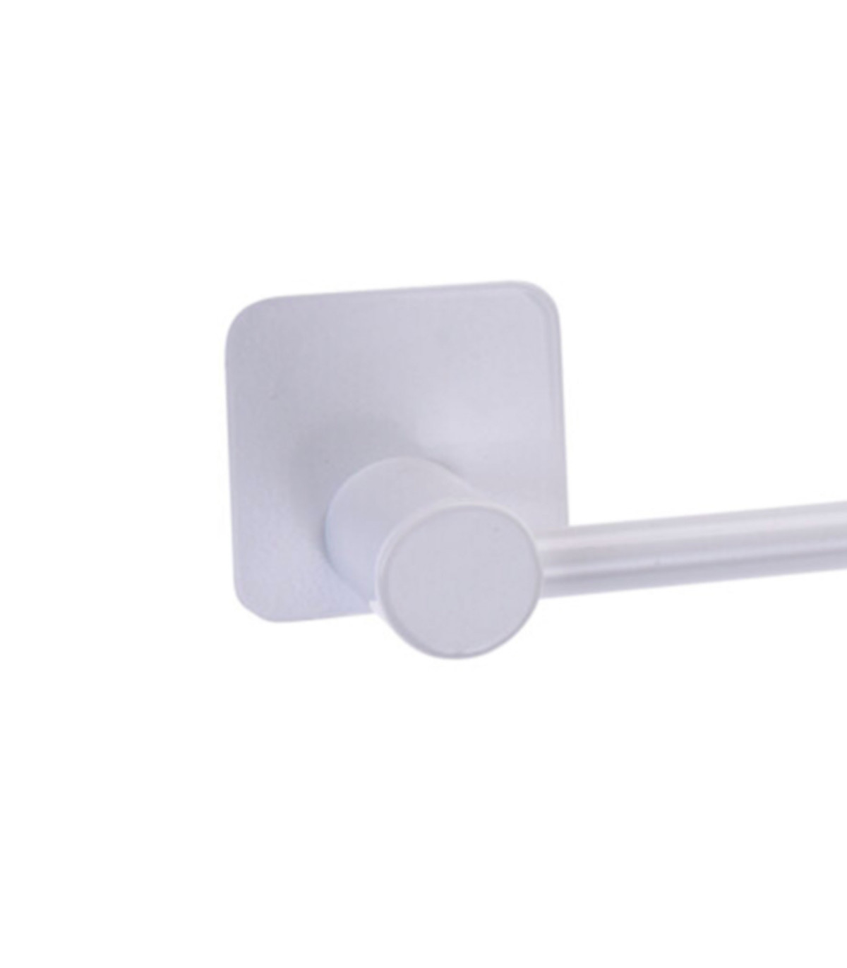 Wadiga Porte-serviettes Mural En Métal Blanc - 42.3x5x7.2cm