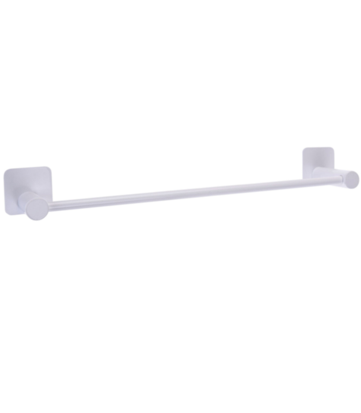 wadiga Porte-serviettes mural en métal blanc - 42.3x5x7.2cm