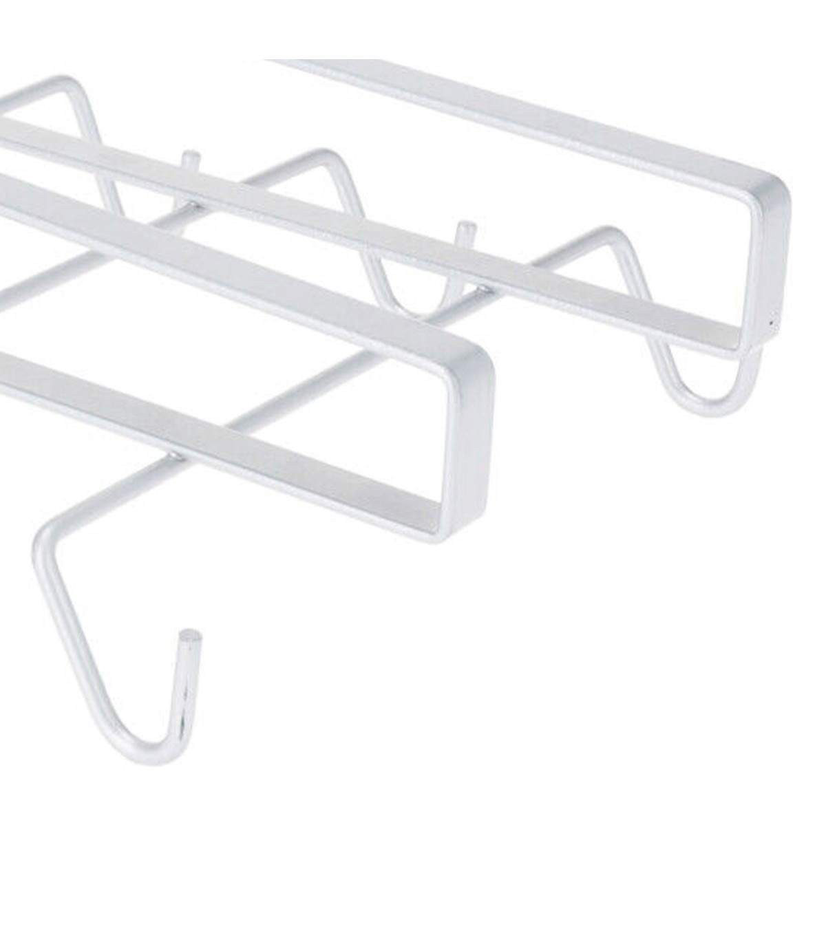 Wadiga Porte Tasses à Suspendre En Métal Blanc 28.5x15.5x6cm