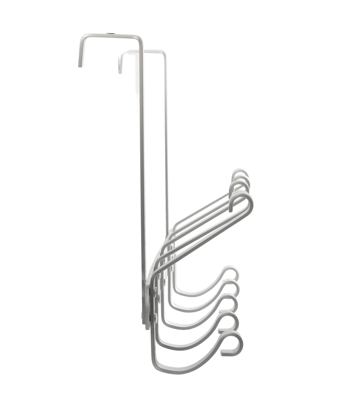 Wadiga Portemanteau De Porte En Métal Chromé 5 Crochets