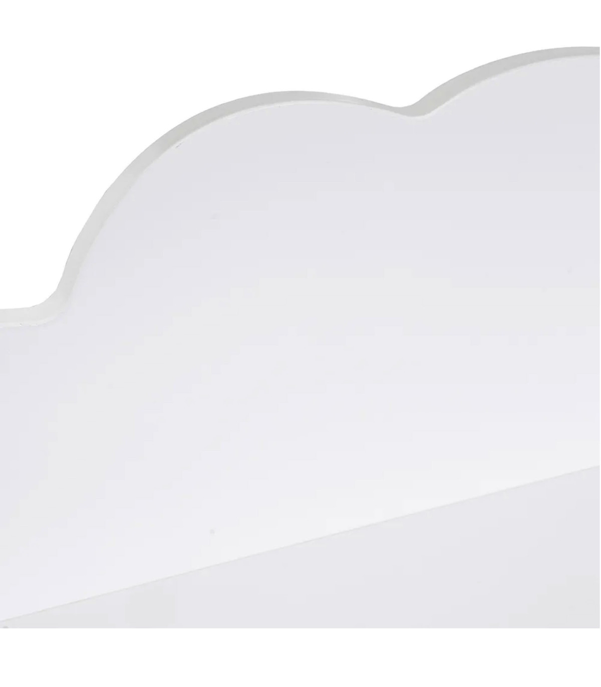 Wadiga Portemanteau Mural Enfant Blanc Nuage 48x12x22cm