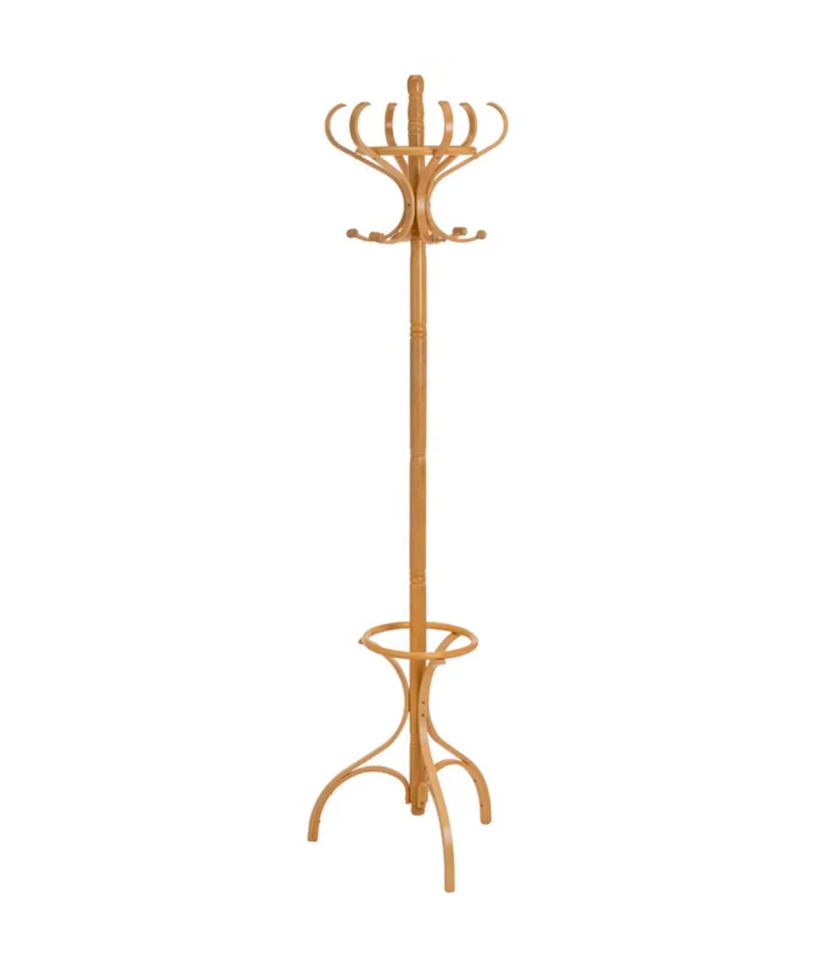 wadiga Portemanteau perroquet en bois de peuplier 48x48x182cm