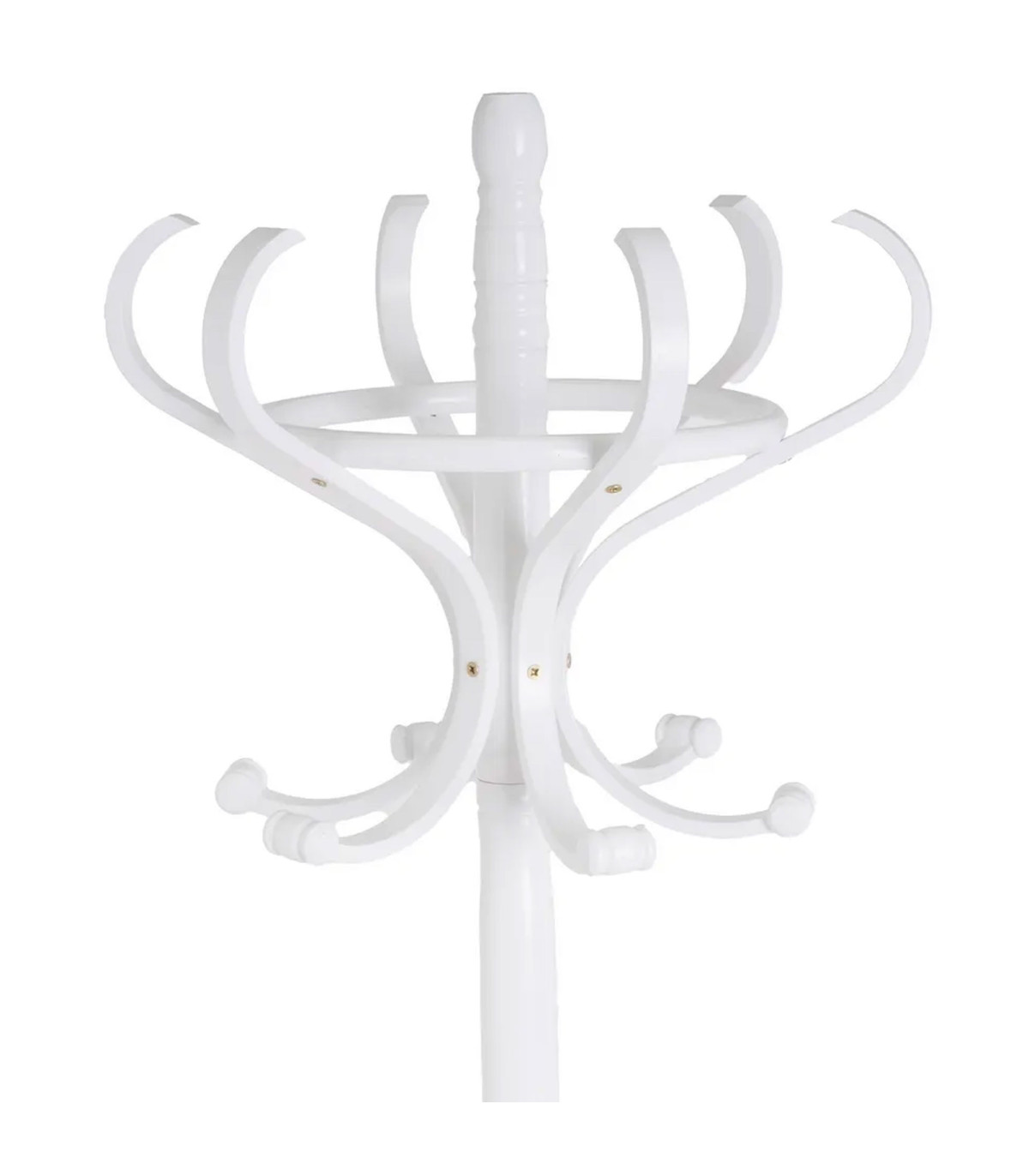 Wadiga Portemanteau Perroquet En Bois De Peuplier Blanc 48x48x182cm