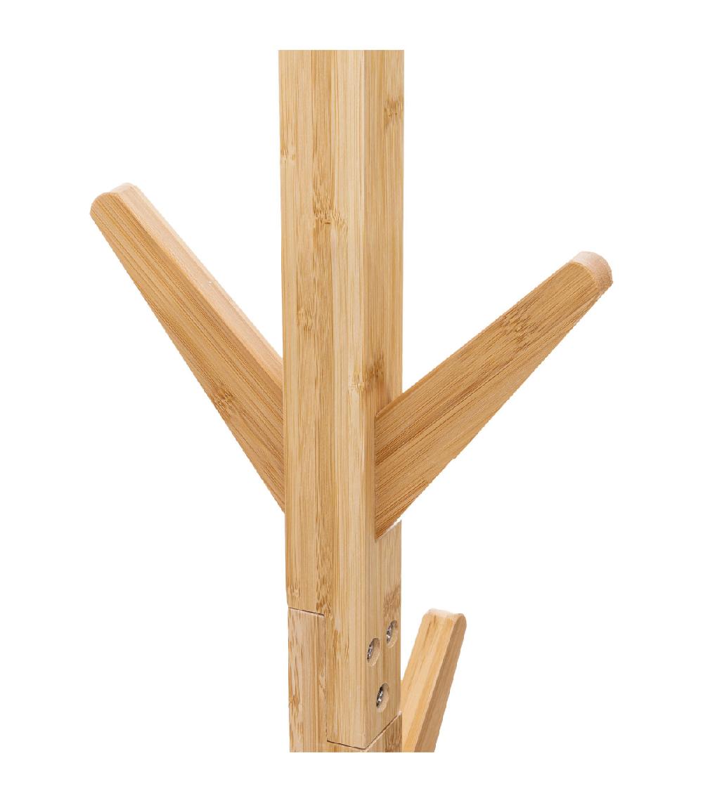 Wadiga Portemanteau Sur Pied Arbre Bambou - 60x60x178cm