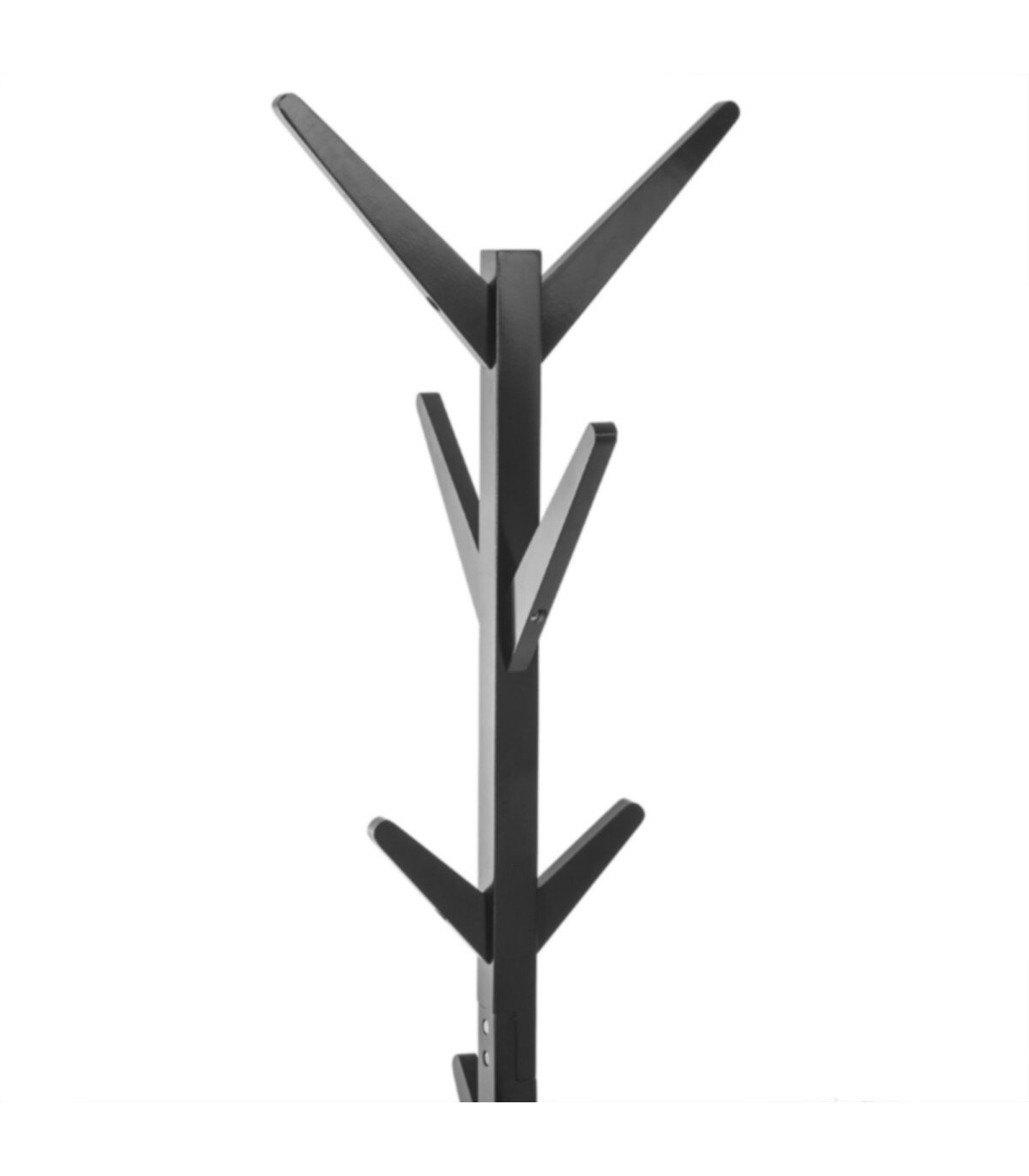 Wadiga Portemanteau Sur Pied Arbre Bois Noir - 62x62x173cm