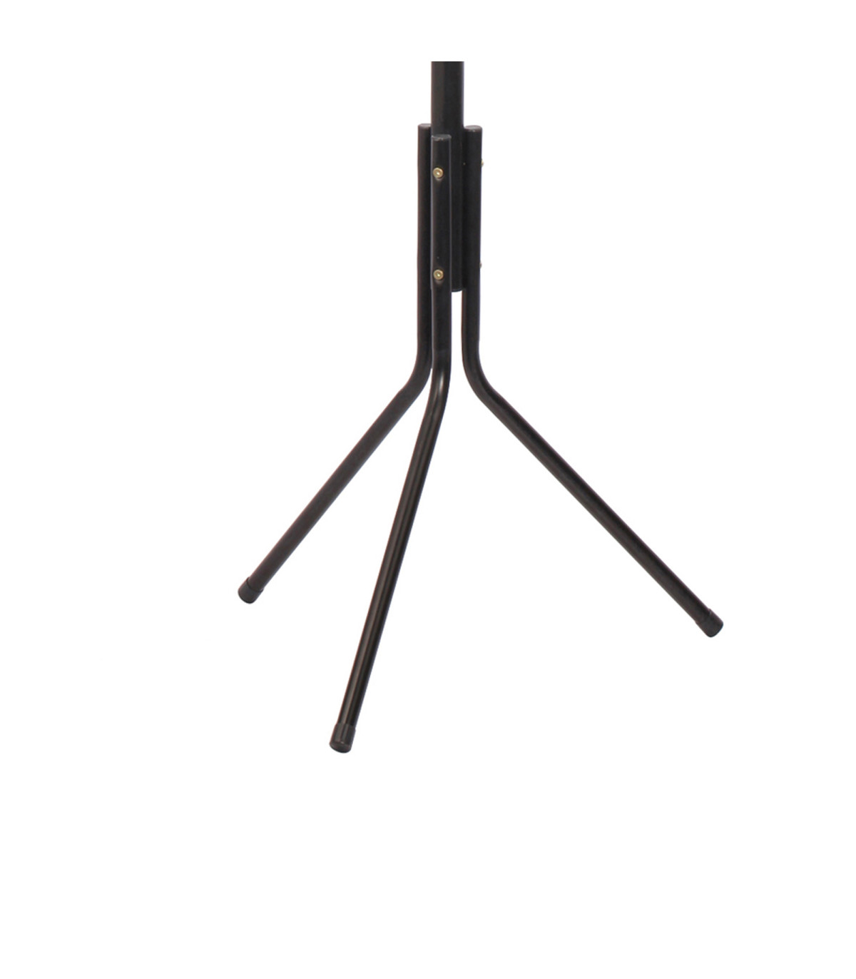 Wadiga Portemanteau Sur Pied Métal Noir 8 Accroches 48x48x170cm