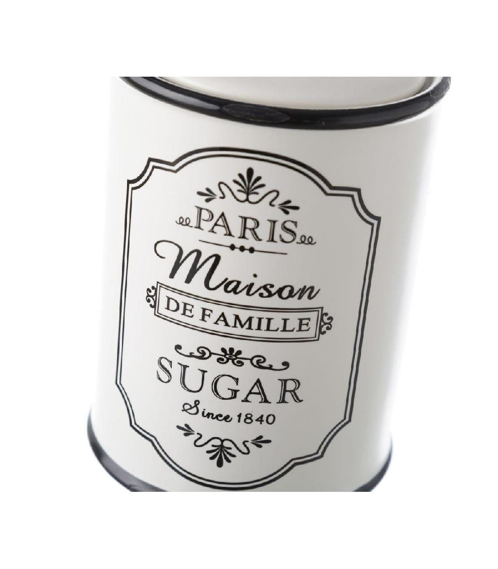 Wadiga Pot De Conservation En Céramique Blanche Paris - Sucre